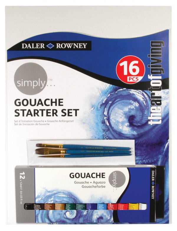 Simply - Gouache Starter Set - 16 Piece