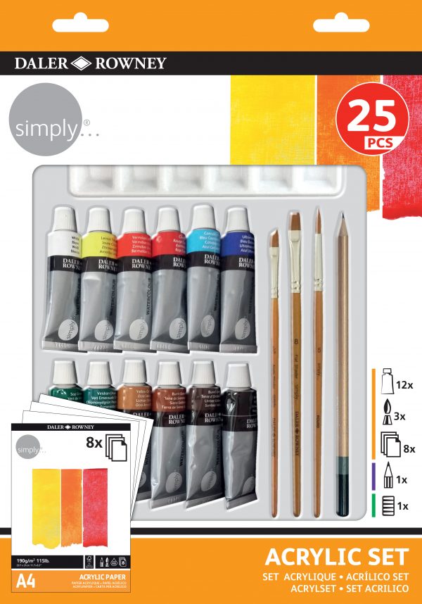 Simply - Acrylic Set - 25 Piece