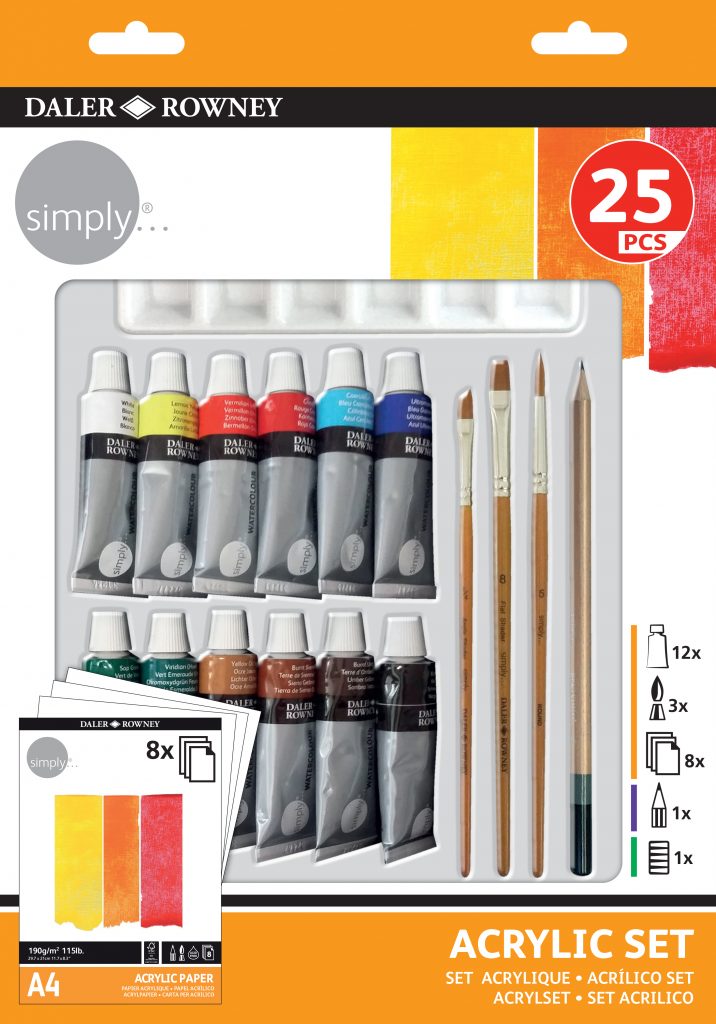 Simply - Acrylic Set - 25 Piece