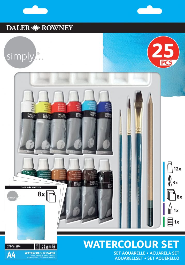 Simply - Watercolour Set - 25 Piece