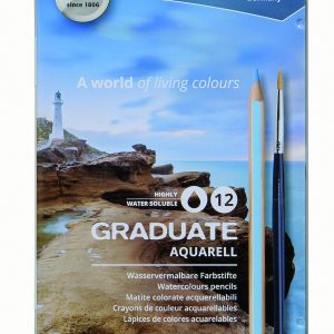 Lyra - Graduate Aqua Pencils - 12 Metal Box