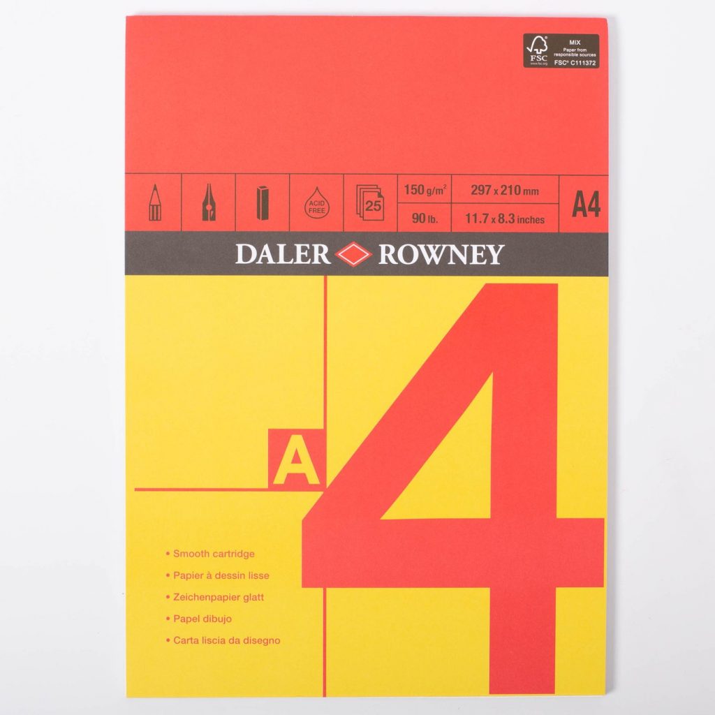 Red and Yellow Pad - A4 - 150gsm - 25 Sheet