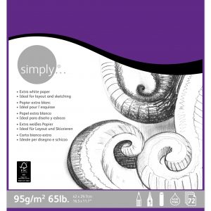 Simply - Sketch Pad - A3 - 95gsm - 72 Sheet