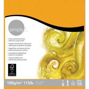 Simply - Acrylic Pad - A4 - 190gsm - 16 Sheet