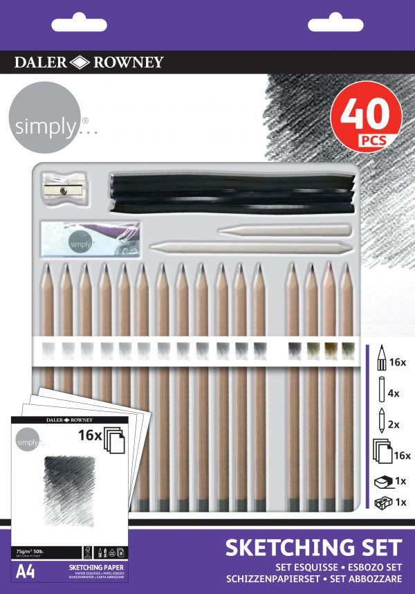 Simply - Sketching Set - 40 Piece