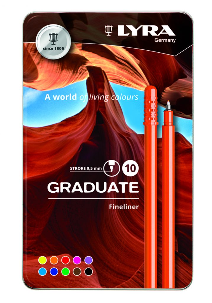 Lyra - Graduate Fineliner - Tin of 10