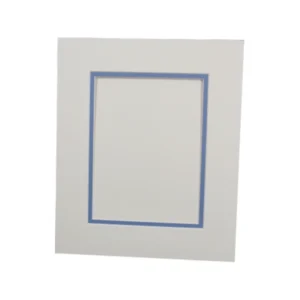 Pack of 4 40cm x 40cm White core double photo mounts