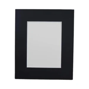 White single core mount for 50 x 23cm frame in various colours and image aperture sizes