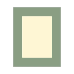 PAGB 50x40cm cream core photographic mount with 14x10" centred image aperture