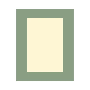 PAGB approved 50x40cm cream core photographic mount with 15x10" centred image aperture