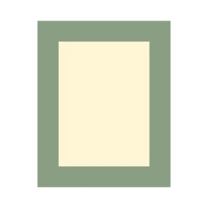 PAGB 50x40cm cream core photographic mount with 15x11" centred image aperture