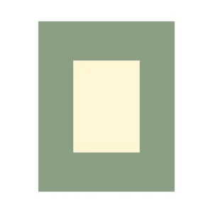 PAGB 50x40cm cream core photographic mount with 27 x 19.5cm centred image aperture