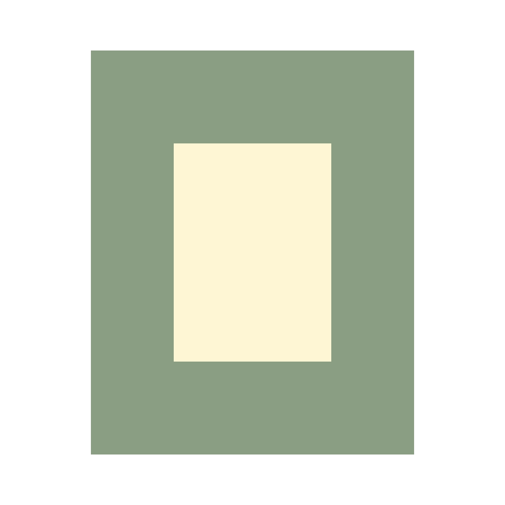 PAGB 50x40cm cream core photographic mount with 27 x 19.5cm centred image aperture