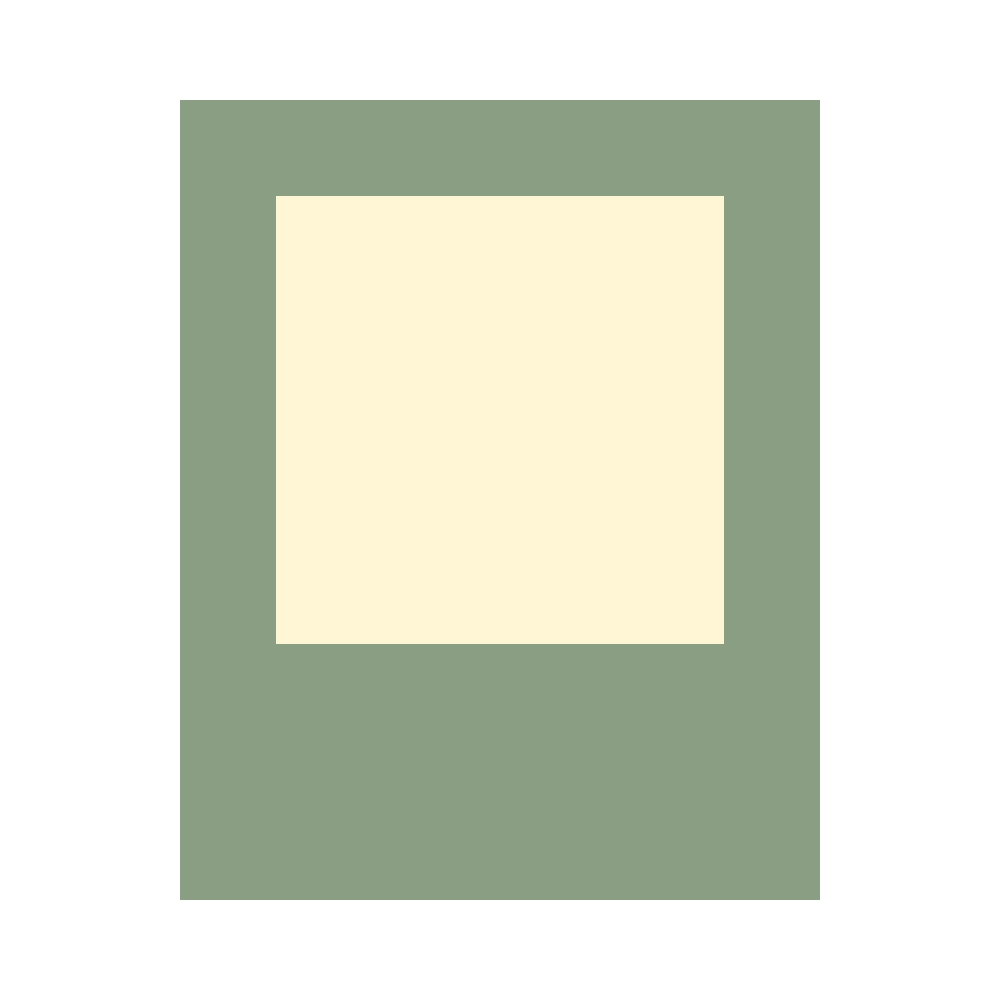 PAGB 50x40cm cream core photographic mount with 28 x 28cm offset image aperture