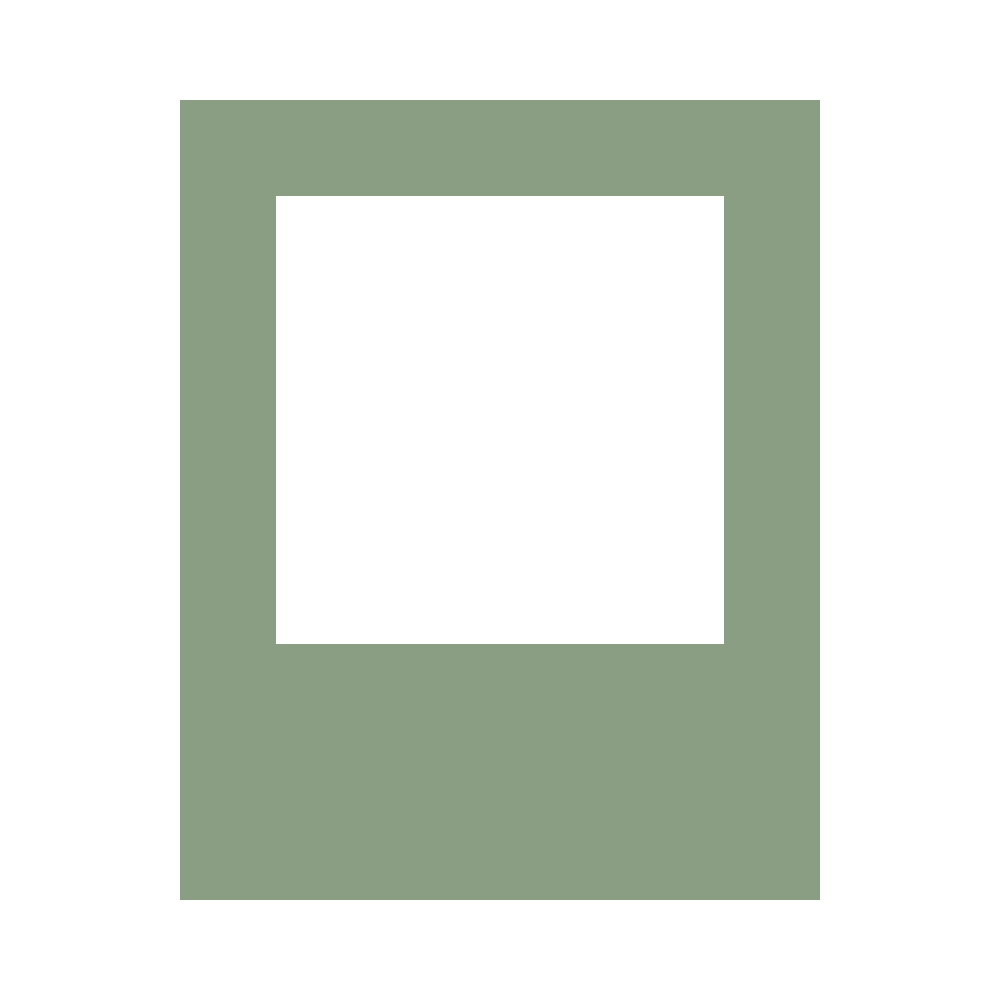PAGB 50x40cm white core photographic mount with 28 x 28cm offset image aperture
