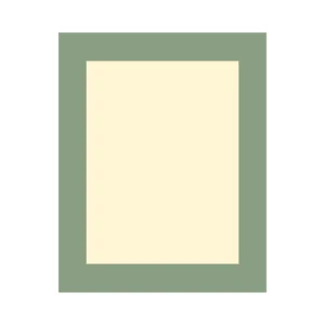 PAGB 50x40cm cream core photographic mount with 39 x 29.3cm centred image aperture