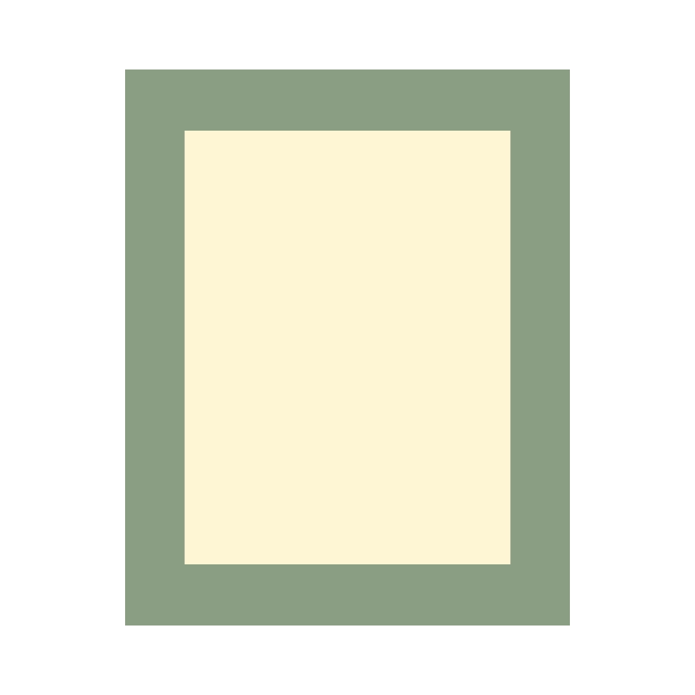 PAGB 50x40cm cream core photographic mount with 39 x 29.3cm centred image aperture