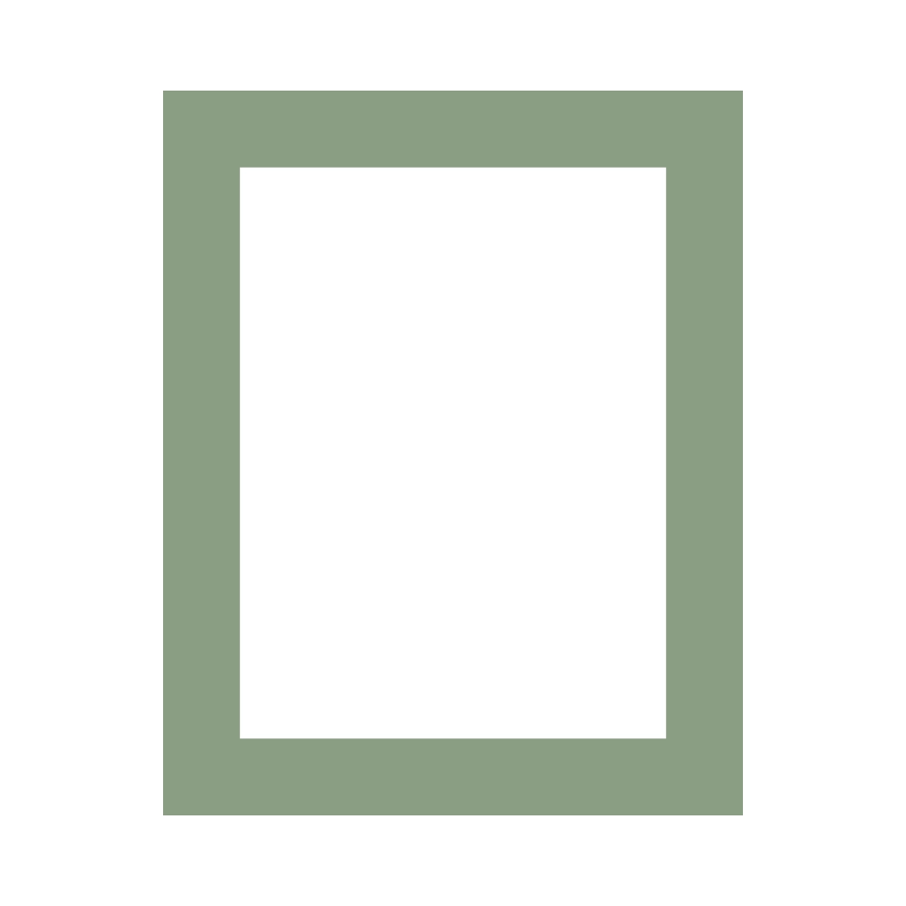 PAGB 50x40cm white core photographic mount with 40x30cm centred image aperture